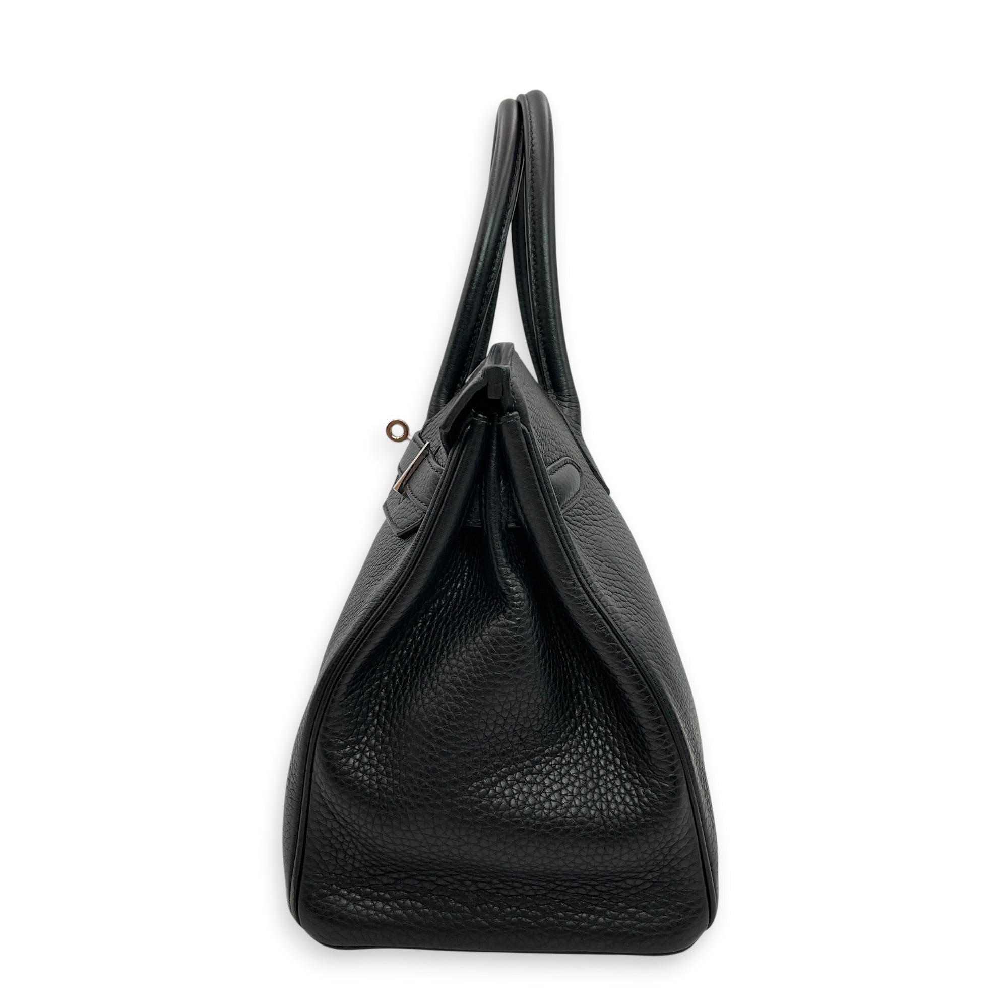 Birkin 30 Black in Clemence Palladium hardware CL2606-21788 3