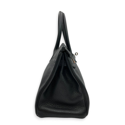 Birkin 30 Black in Clemence Palladium hardware CL2606-21788 4