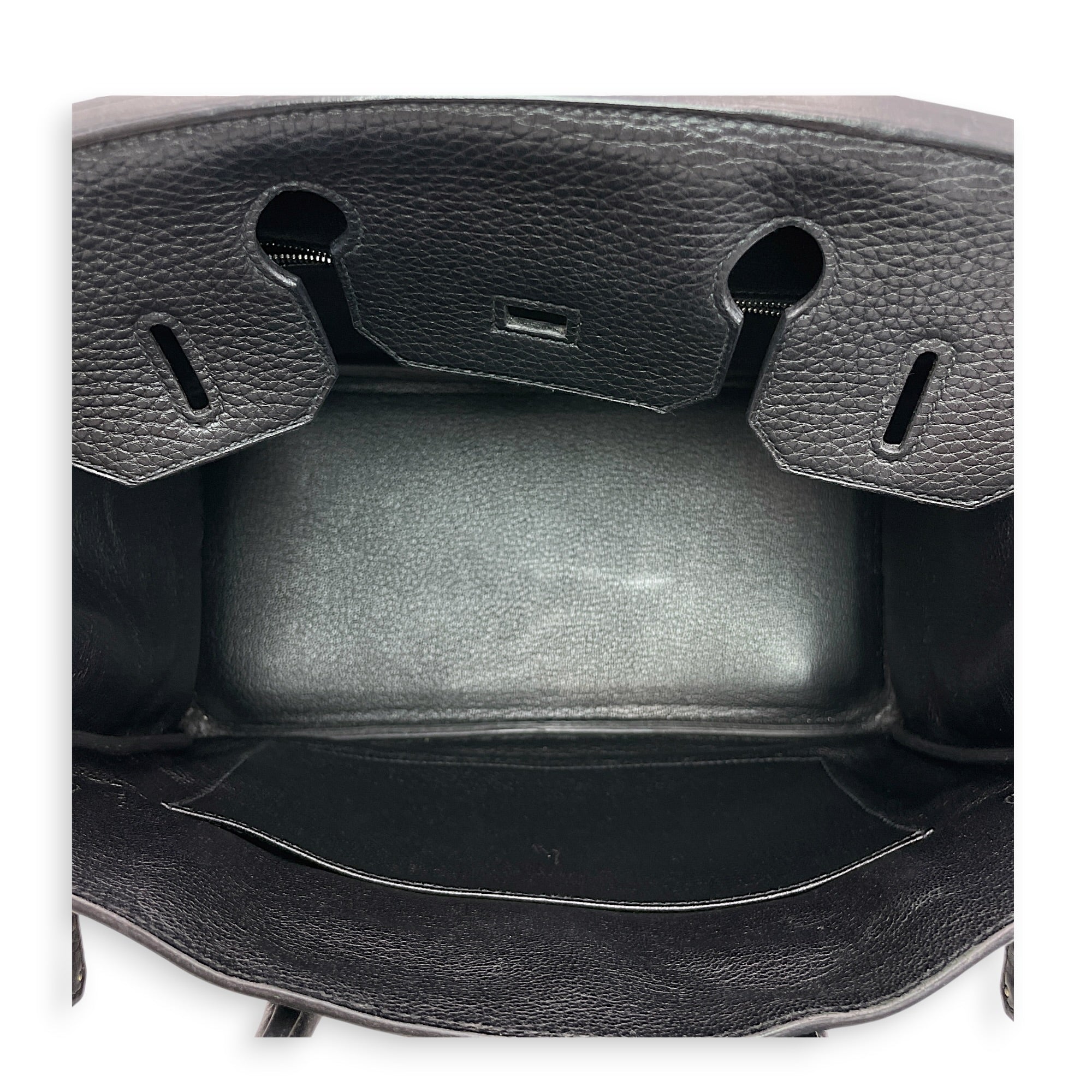 Birkin 30 Black in Clemence Palladium hardware CL2606-21788 6