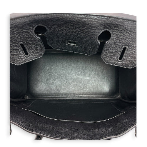 Birkin 30 Black in Clemence Palladium hardware CL2606-21788 6