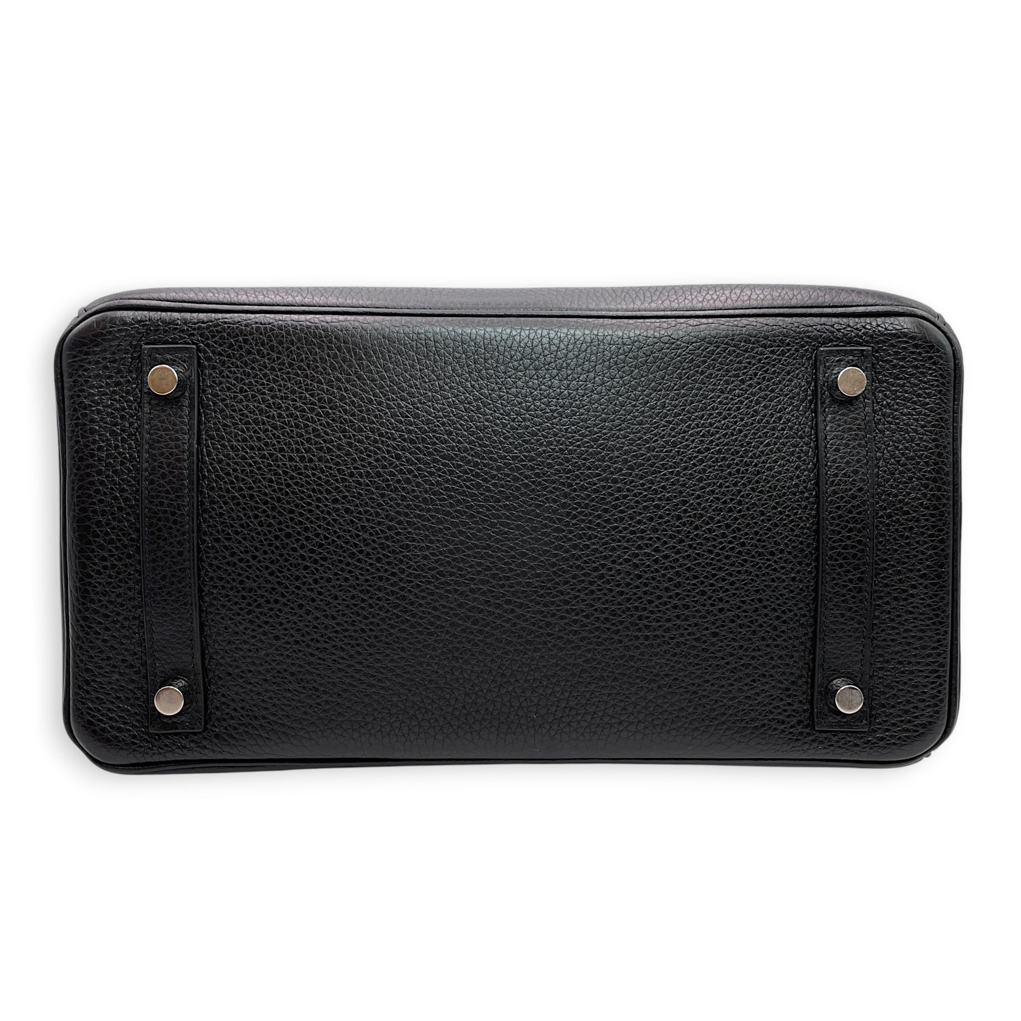 Birkin 30 Black in Clemence Palladium hardware CL2606-21788 7