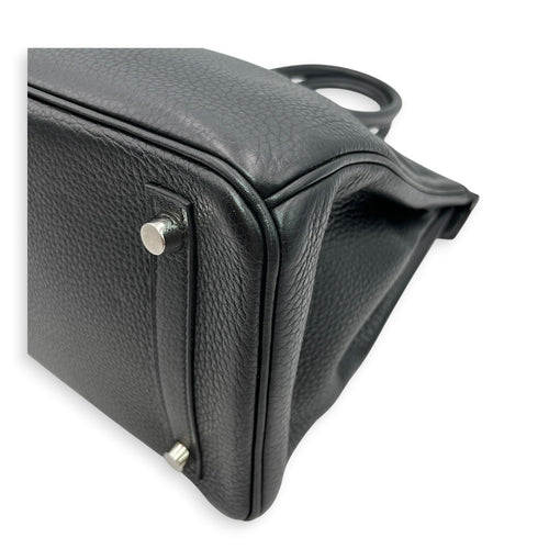 Birkin 30 Black in Clemence Palladium hardware CL2606-21788 8