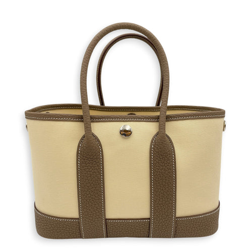 Neo Garden 23 Etoupe/Vanille in Negonda/Toile Officier Palladium hardware CL2606-21789 1