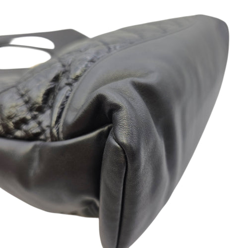 31 Shopping Tote 37 Black Top Handle Bag in Distressed Leather Gold hardware CL2606-21796 9