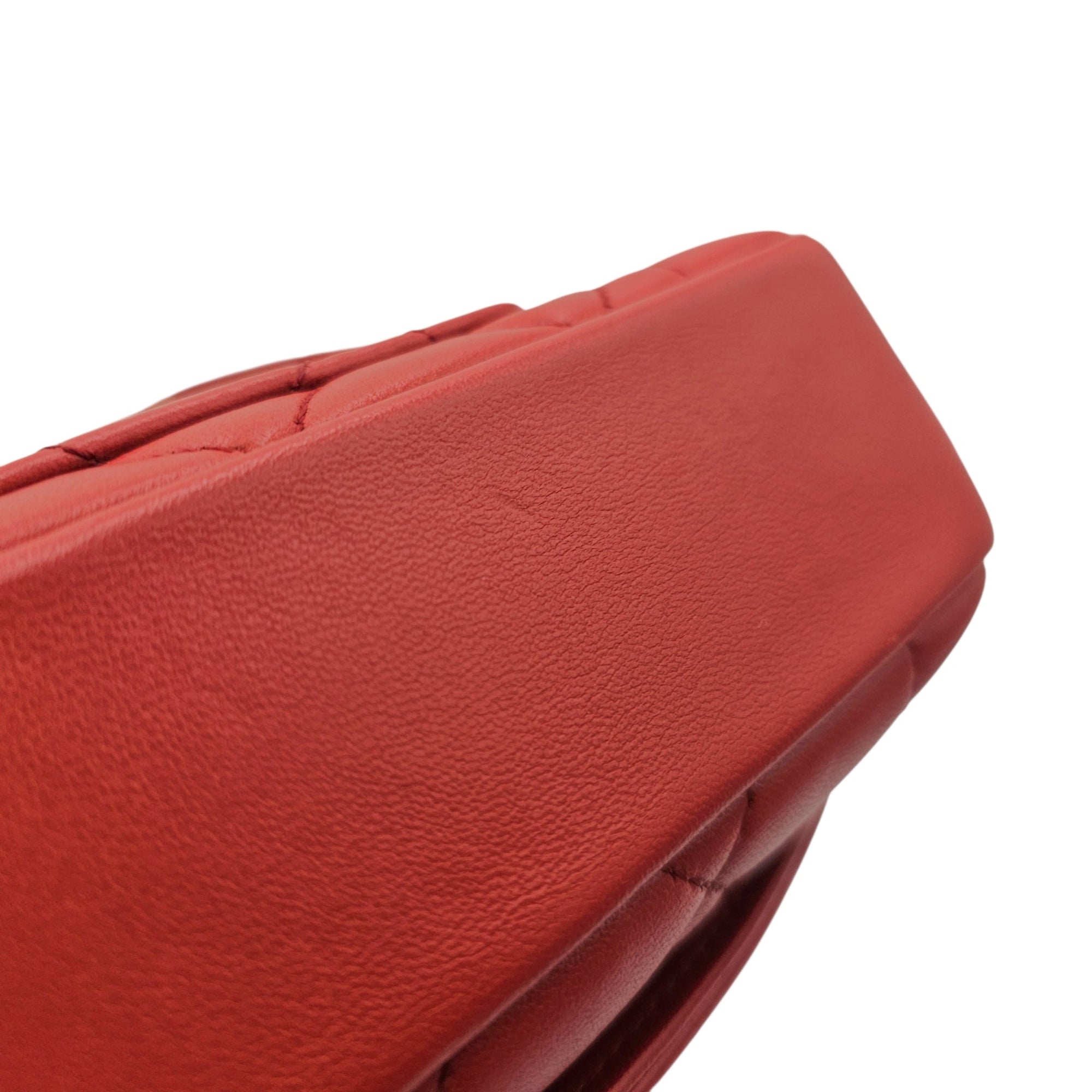 Diana Reissue Flap Red Shoulder Bag in Calfskin Gold hardware CL2606-21798 13