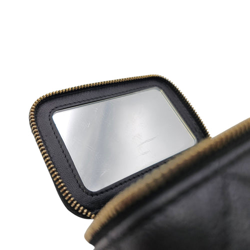 Heart Crush Vanity Case Mini Black Crossbody Bag in Caviar Leather Gold hardware CL2606-21800 13