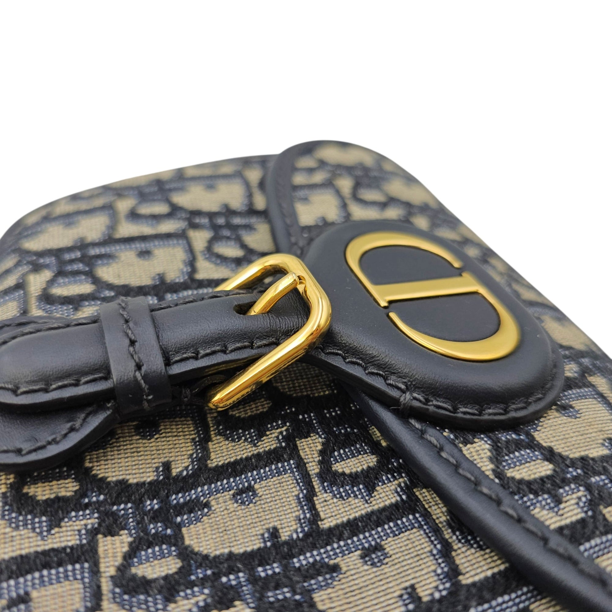 Bobby Blue Crossbody Bag in Canvas Gold hardware CL2606-21802 11