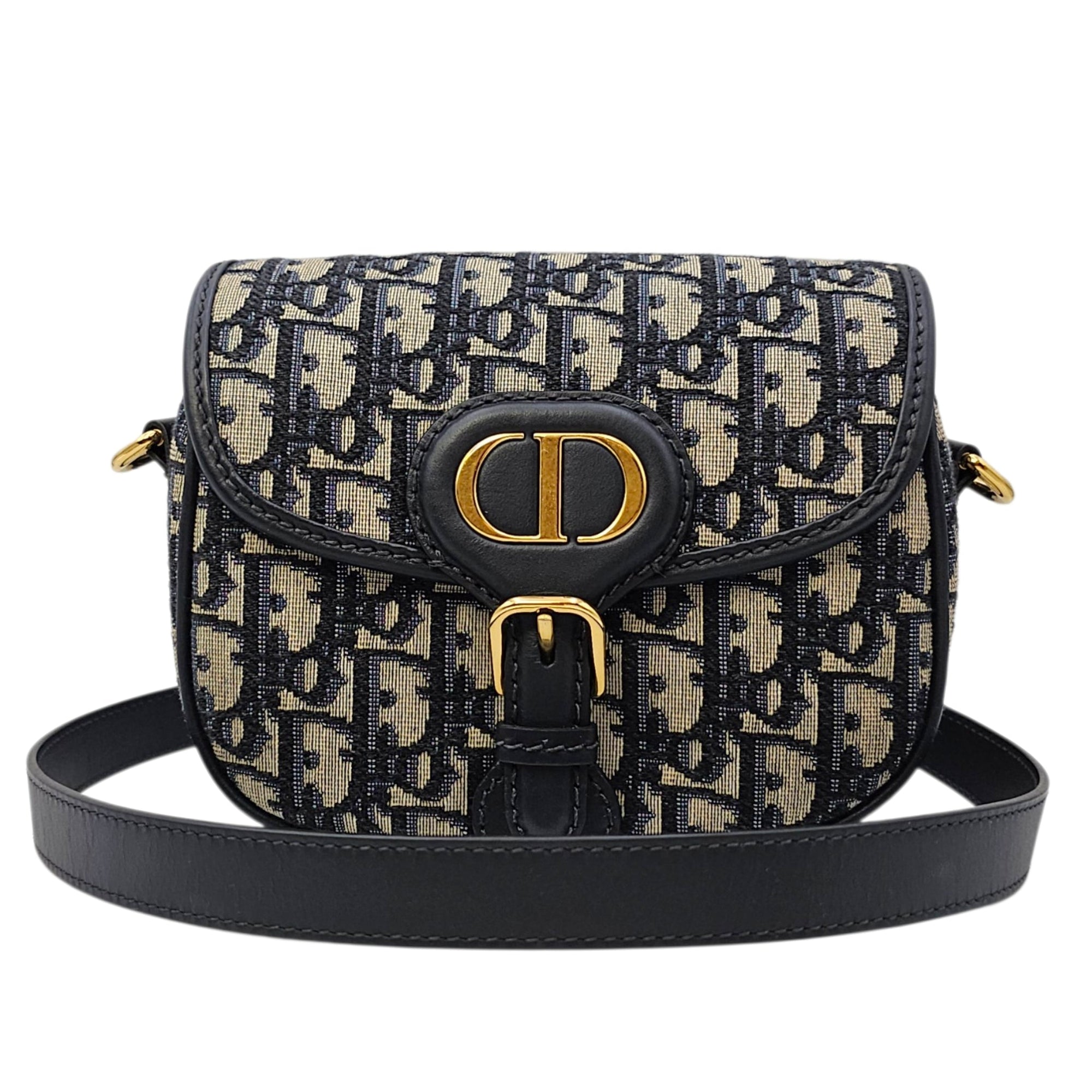 Bobby Blue Crossbody Bag in Canvas Gold hardware CL2606-21802 13