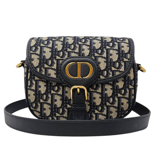 Bobby Blue Crossbody Bag in Canvas Gold hardware CL2606-21802 13