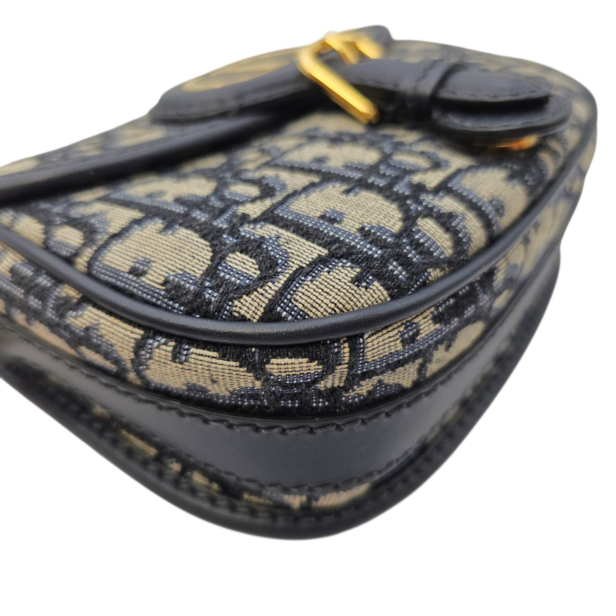 Bobby Blue Crossbody Bag in Canvas Gold hardware CL2606-21802 7