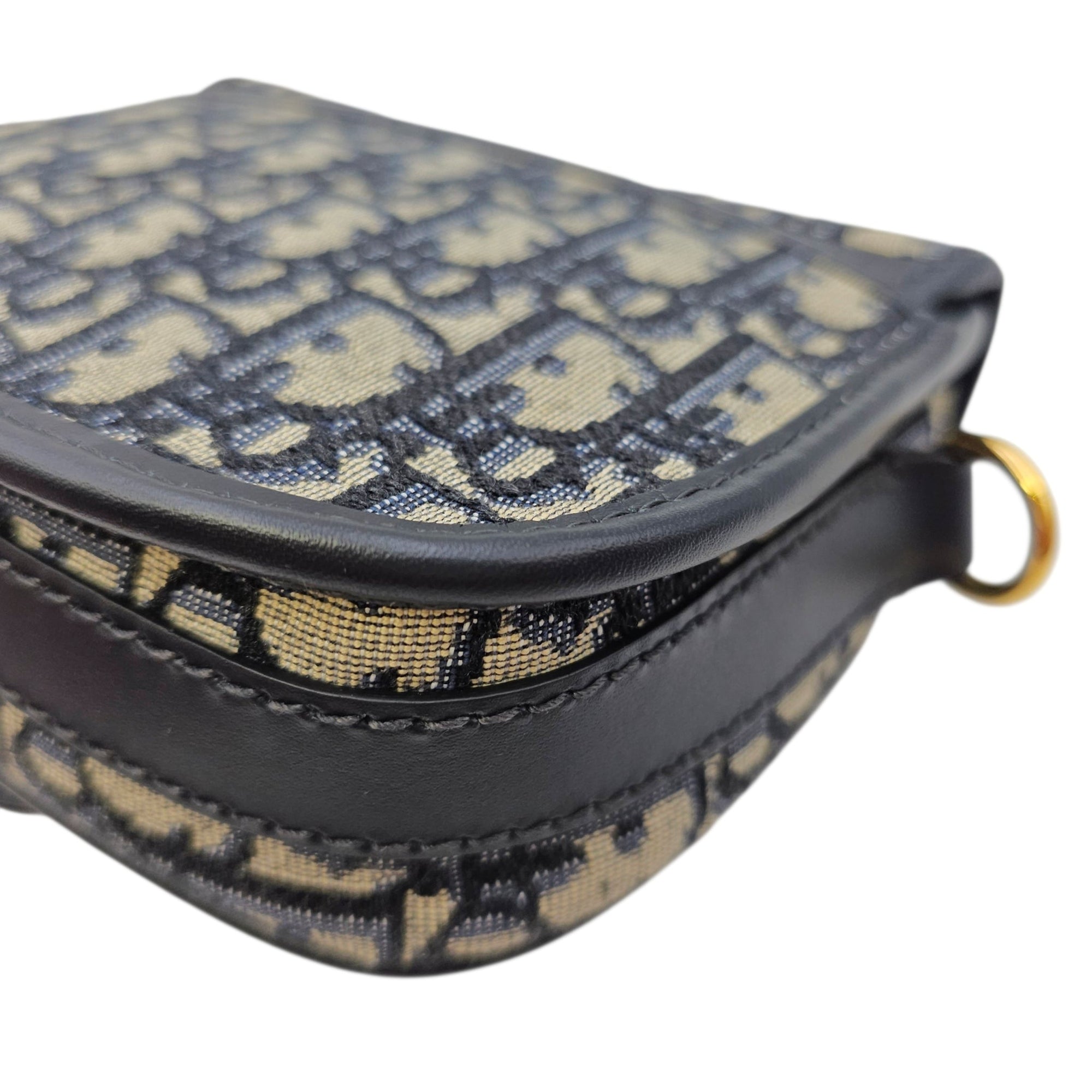 Bobby Blue Crossbody Bag in Canvas Gold hardware CL2606-21802 8