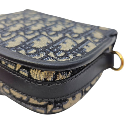 Bobby Blue Crossbody Bag in Canvas Gold hardware CL2606-21802 8