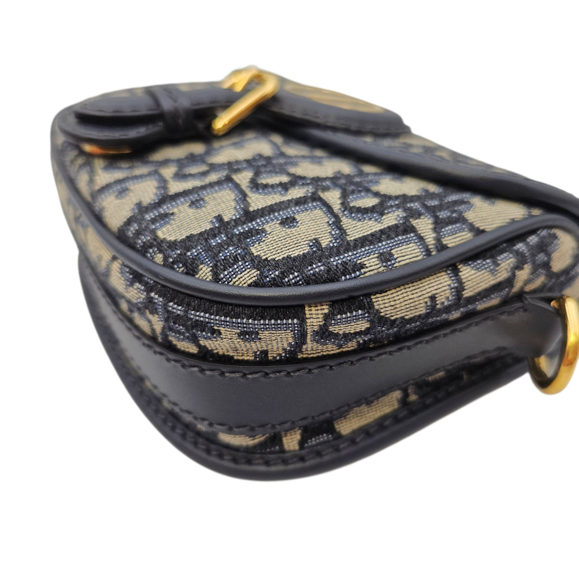 Bobby Blue Crossbody Bag in Canvas Gold hardware CL2606-21802 9