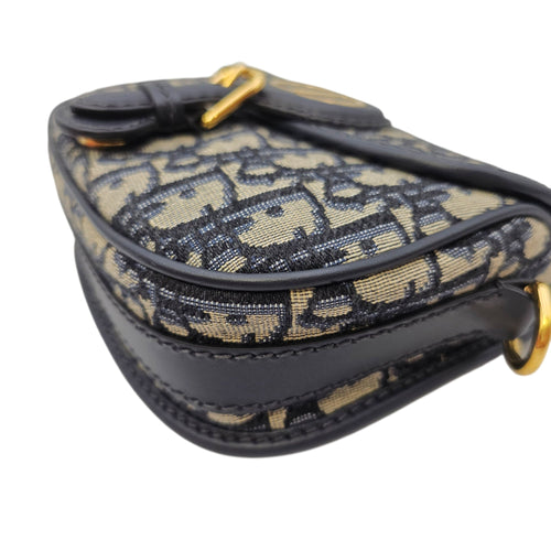 Bobby Blue Crossbody Bag in Canvas Gold hardware CL2606-21802 9