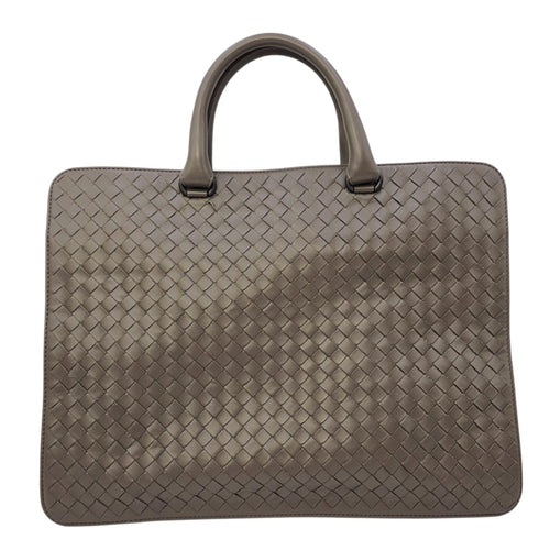 Briefcase Grey Top Handle Bag in Nappa Leather Ruthenium hardware CL2606-21807 1