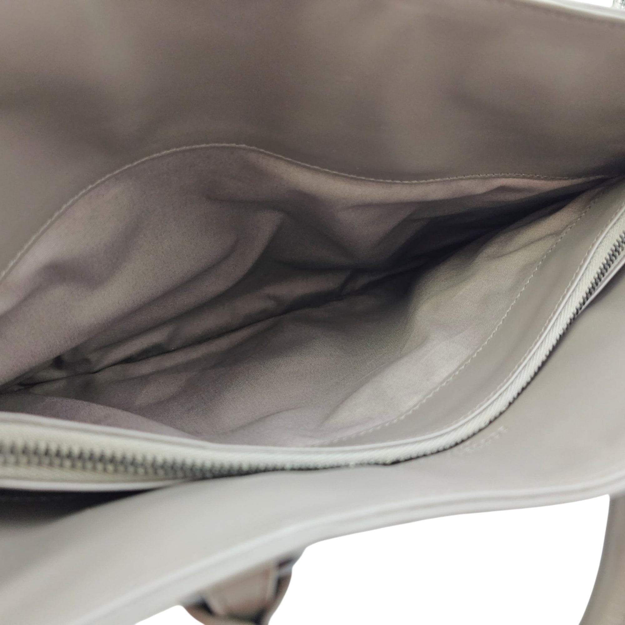 Briefcase Grey Top Handle Bag in Nappa Leather Ruthenium hardware CL2606-21807 6