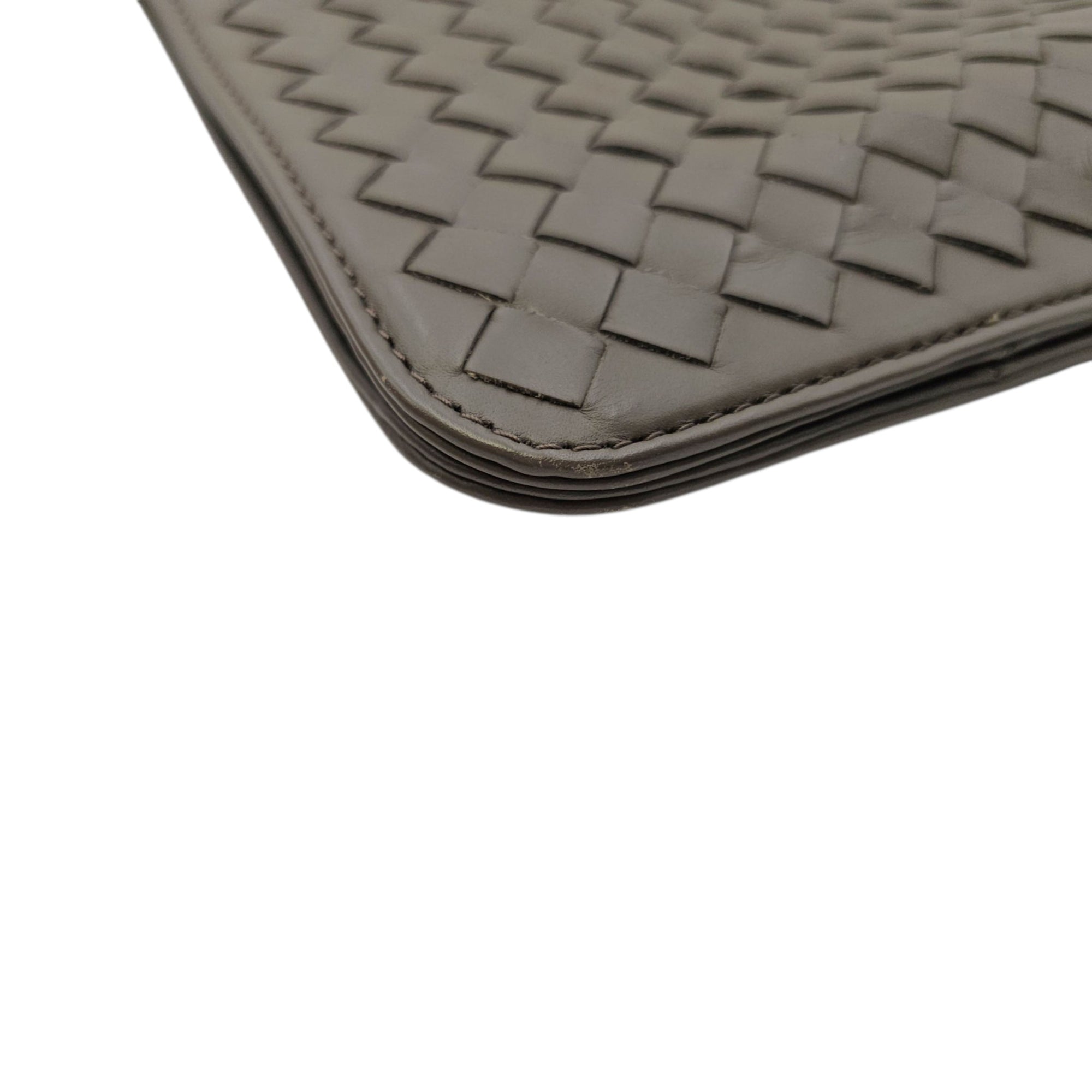 Briefcase Grey Top Handle Bag in Nappa Leather Ruthenium hardware CL2606-21807 8