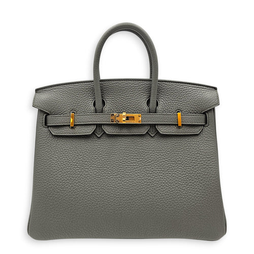 Birkin 25 Vert Amande  in Togo Gold hardware CL2606-21813 1