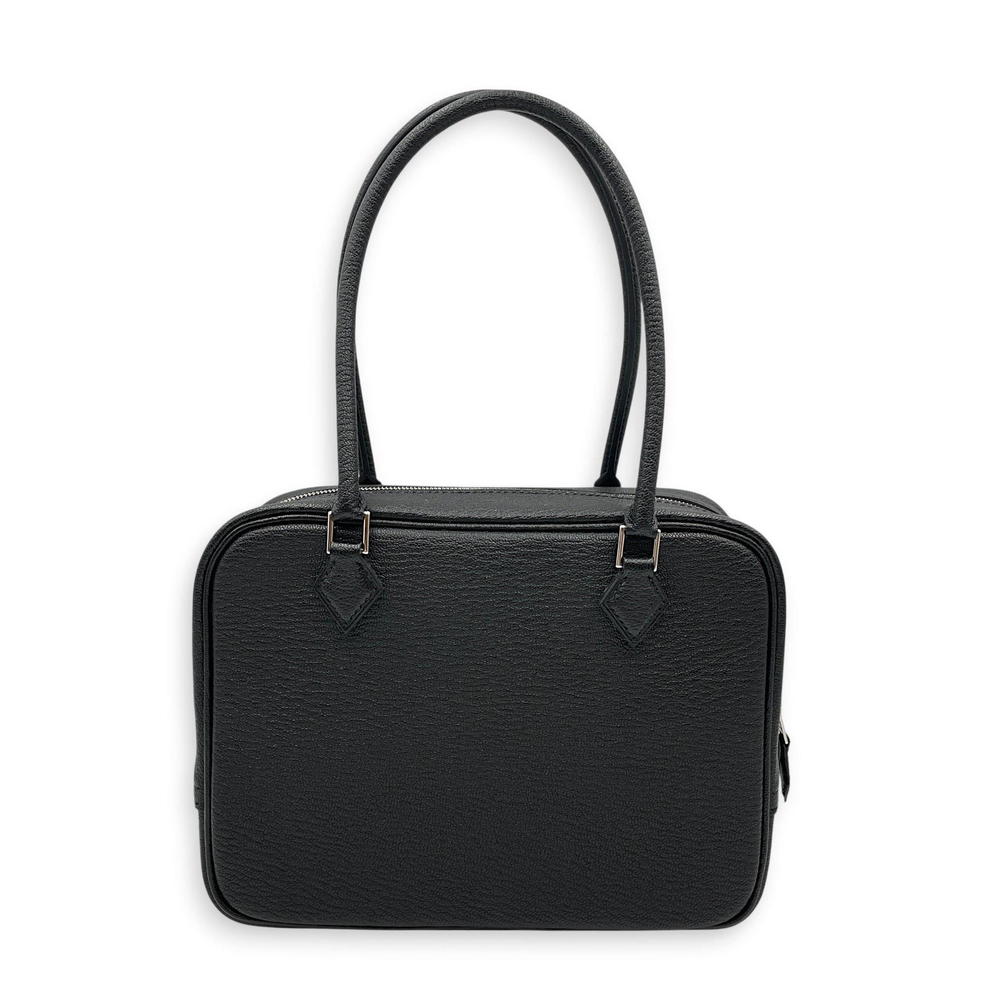 Plume Mini Black in Chevre Mysore Palladium hardware CL2606-21817 2