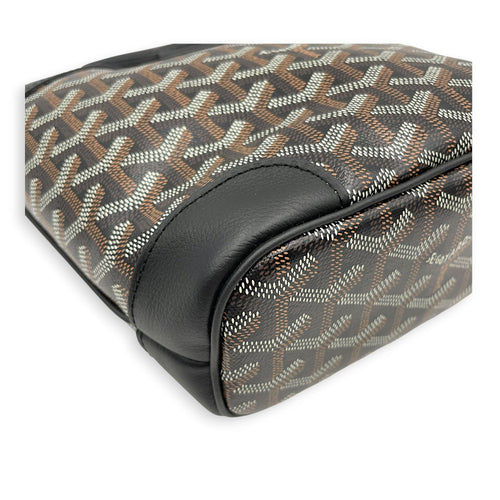 Mini Beluga Black Crossbody Bag in Canvas Silver hardware CL2606-21820 10
