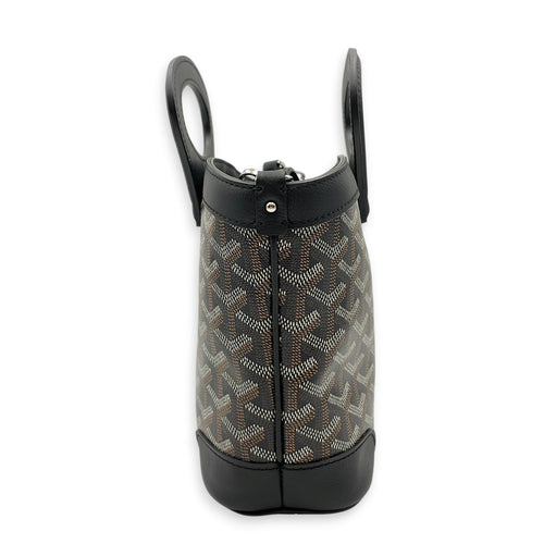 Mini Beluga Black Crossbody Bag in Canvas Silver hardware CL2606-21820 5