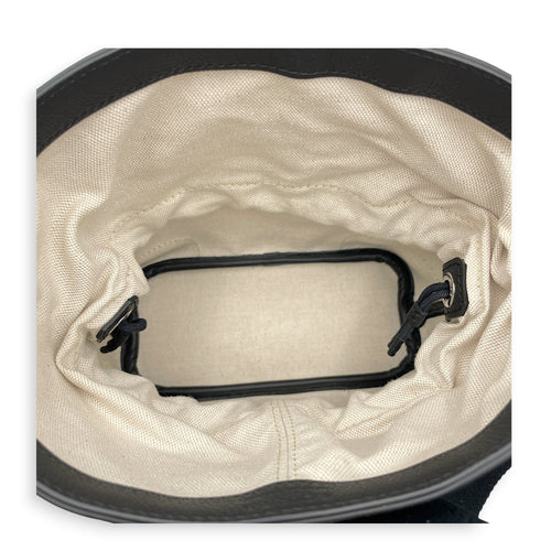 Mini Beluga Black Crossbody Bag in Canvas Silver hardware CL2606-21820 7