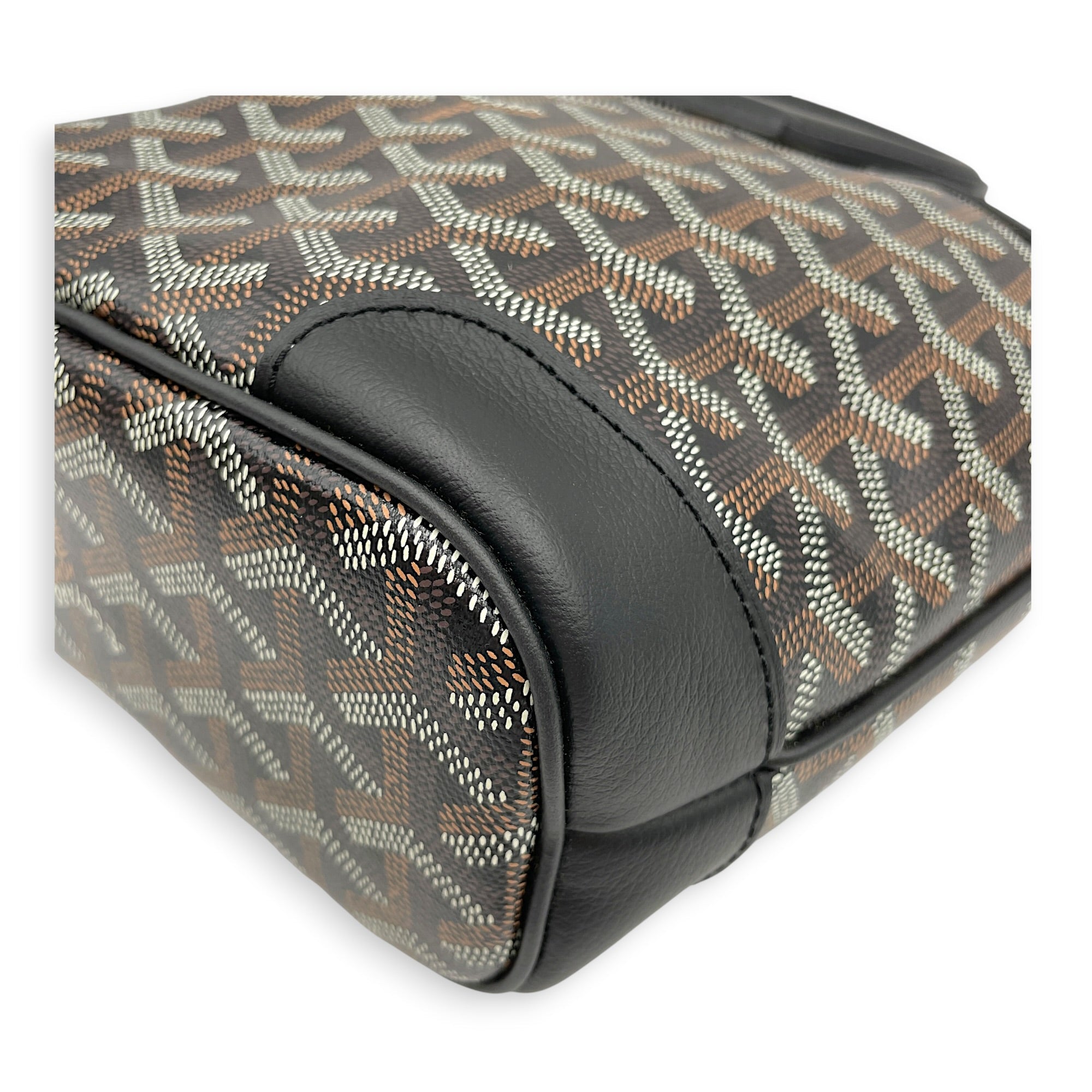 Mini Beluga Black Crossbody Bag in Canvas Silver hardware CL2606-21820 8