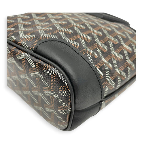 Mini Beluga Black Crossbody Bag in Canvas Silver hardware CL2606-21820 8