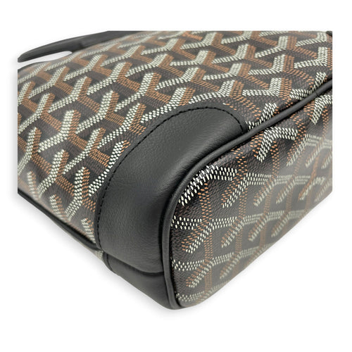 Mini Beluga Black Crossbody Bag in Canvas Silver hardware CL2606-21820 9