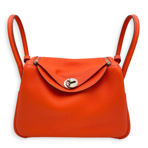 Lindy 26 Orange Poppy  in Clemence Palladium hardware CL2606-21822 1