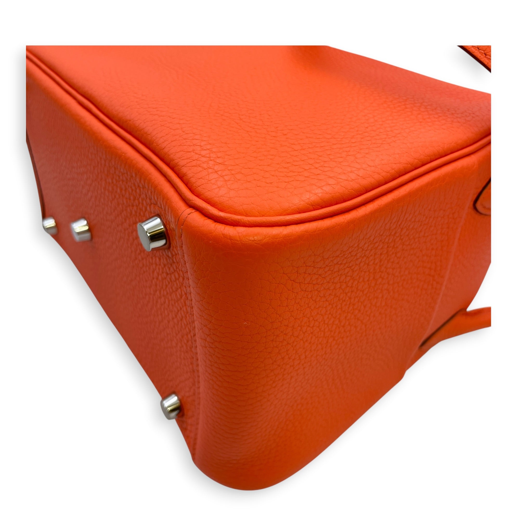 Lindy 26 Orange Poppy  in Clemence Palladium hardware CL2606-21822 10
