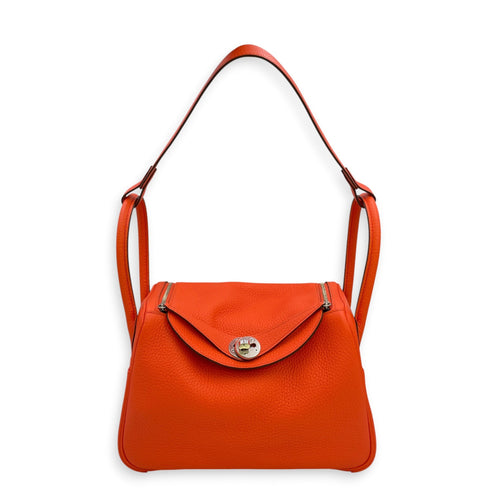 Lindy 26 Orange Poppy  in Clemence Palladium hardware CL2606-21822 9