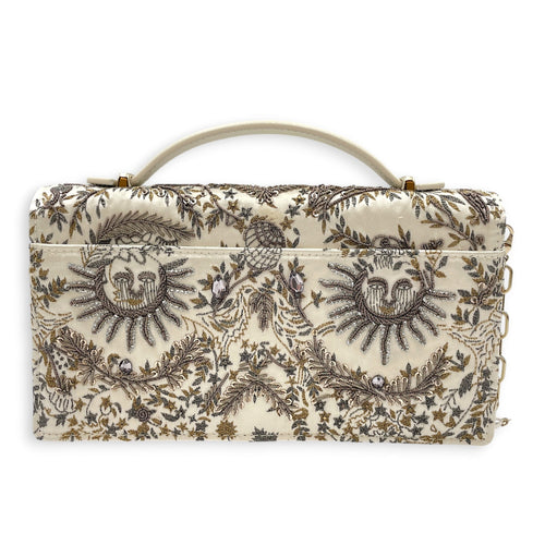 My Dior Mini White Crossbody Bag in Silk Gold hardware CL2606-21827 2