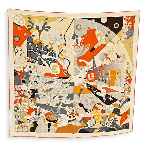 Ca Decoiffe  90 Orange Scarf CL2606-21832 1