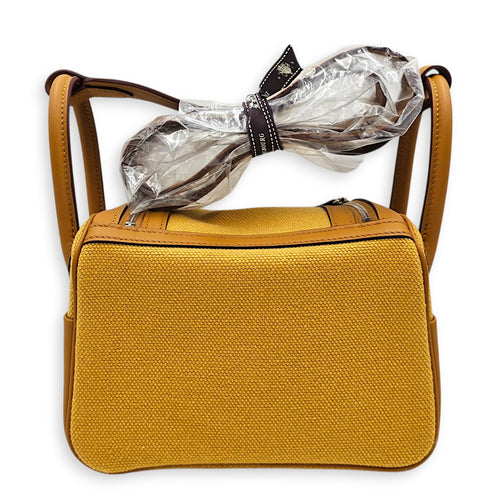 Lindy II Mini Sesame/Paille in Swift/Toile Goeland Palladium hardware CL2606-21833 3