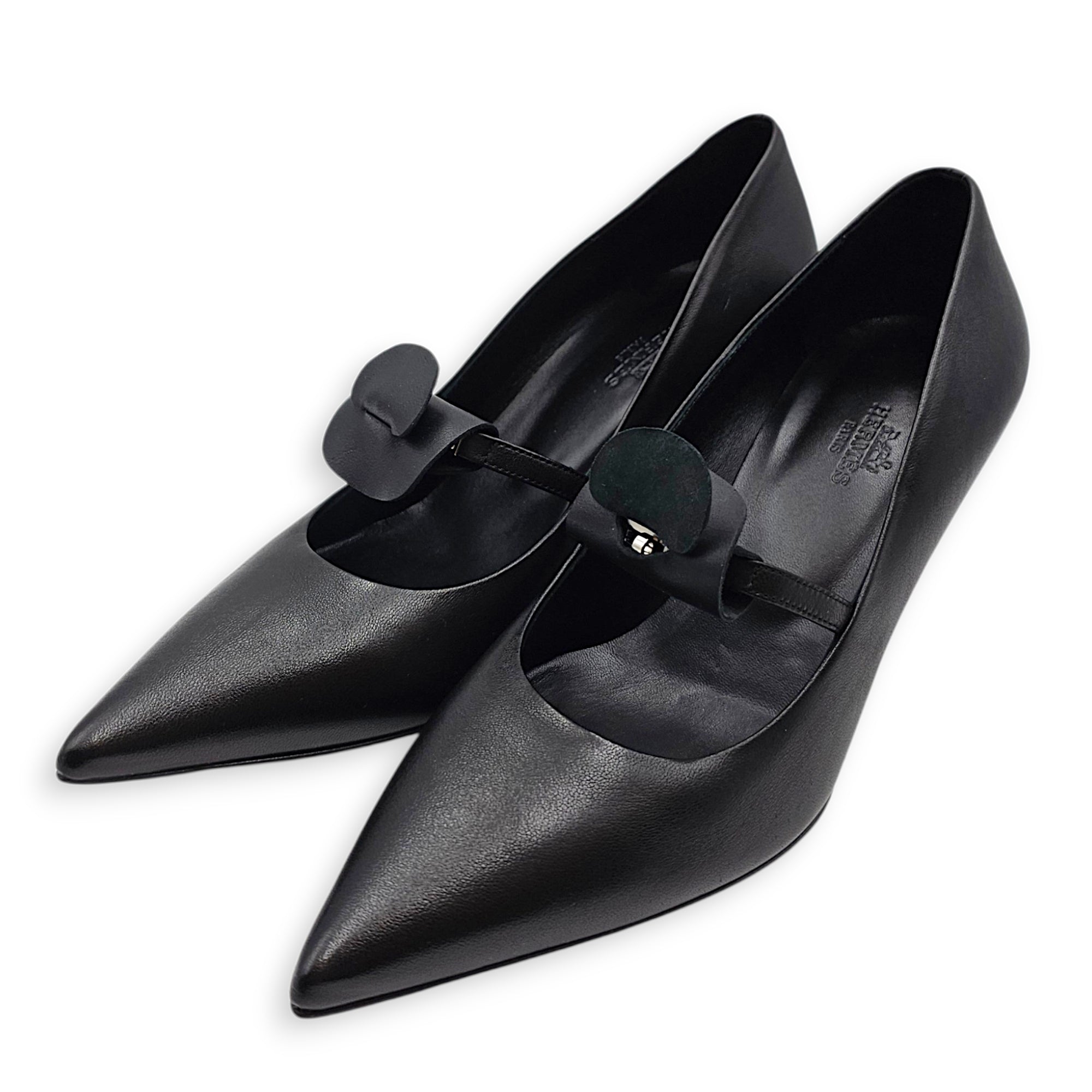 Majeste 60 37.5 Black Pumps in Nappa Palladium hardware CL2606-21837 3