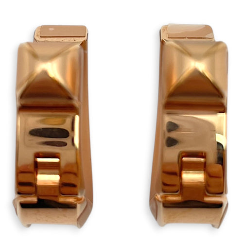 Jockette Small Model Etoupe Earrings in Epsom Rose Gold hardware CL2606-21838 2