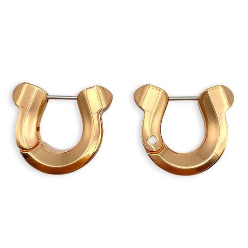 Jockette Small Model Etoupe Earrings in Epsom Rose Gold hardware CL2606-21838 3