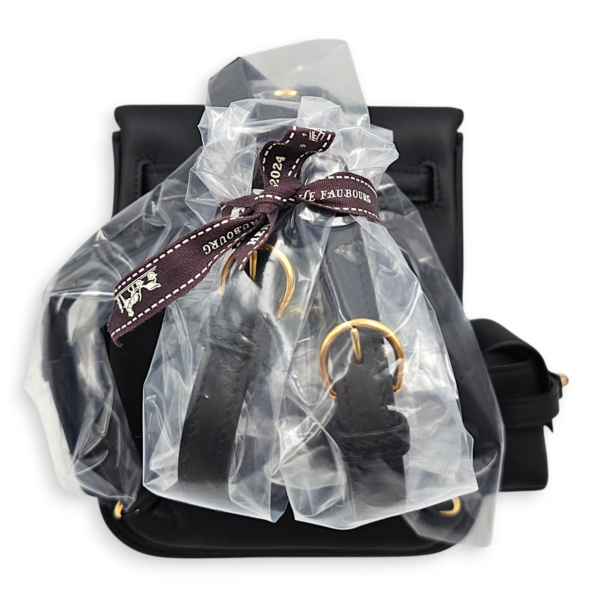 Kelly Jump Black in Swift Gold hardware CL2606-21842 3