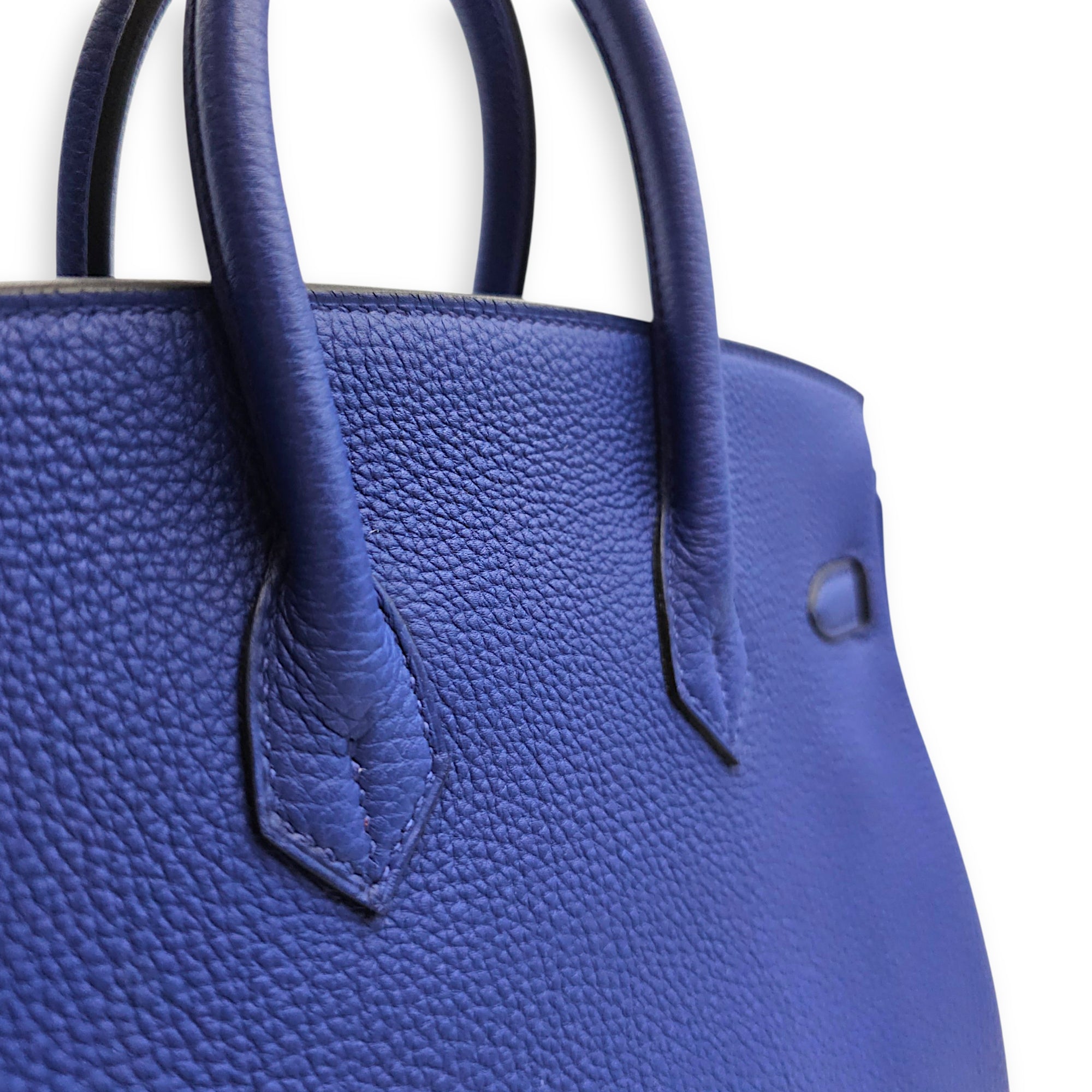 Birkin 25 Blue Electric  in Togo Gold hardware CL2606-21844 10