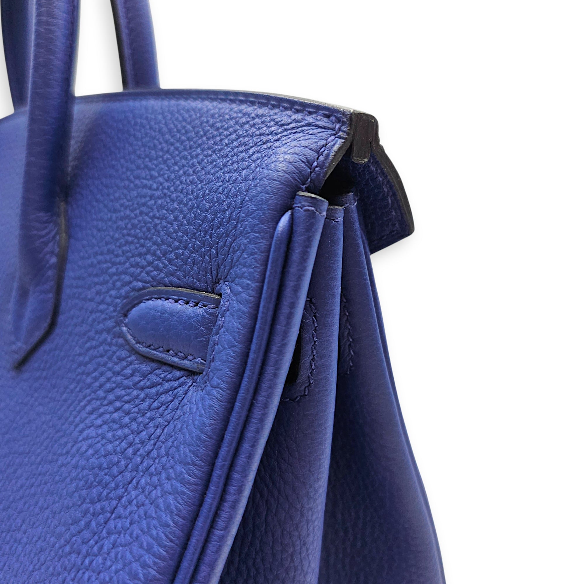 Birkin 25 Blue Electric  in Togo Gold hardware CL2606-21844 11