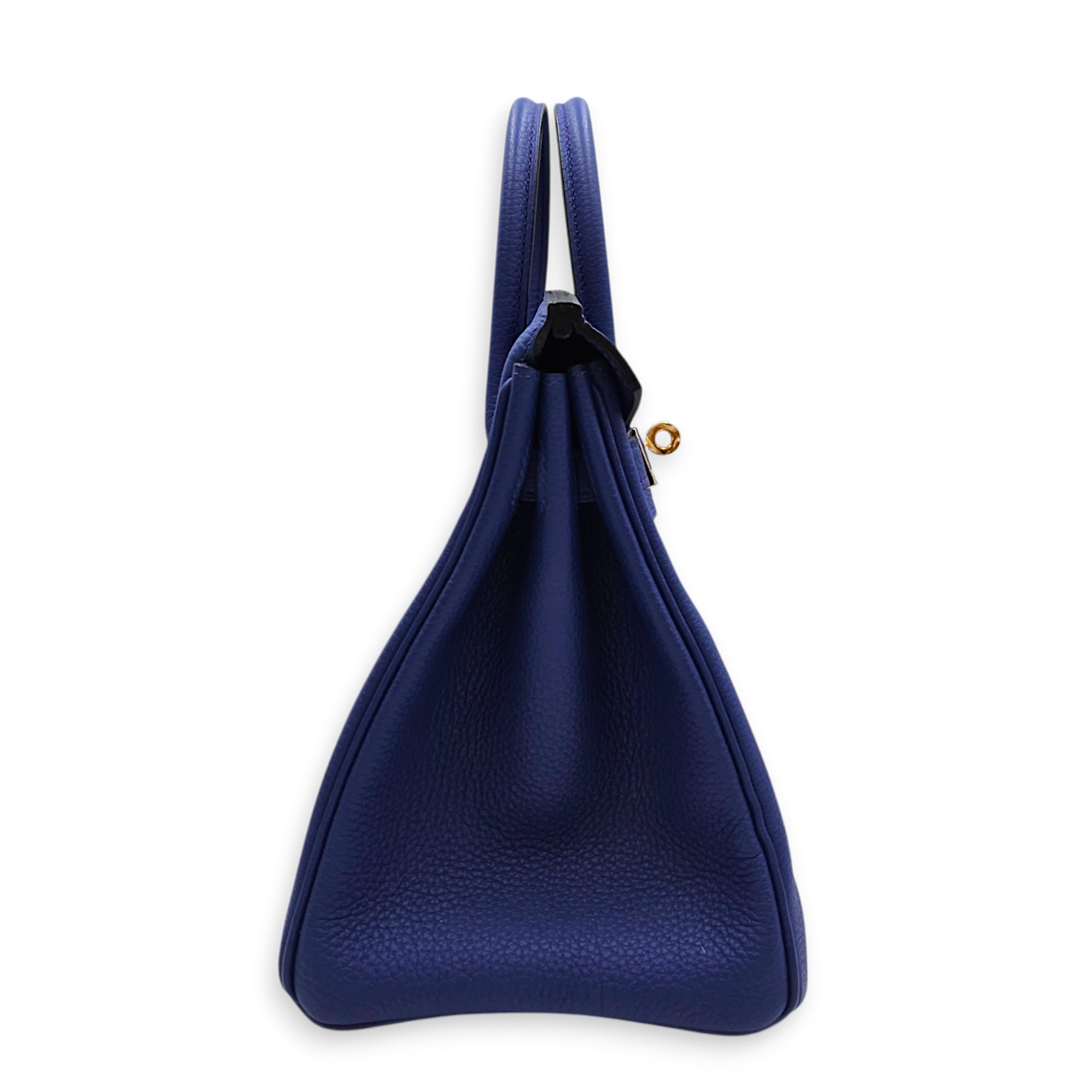 Birkin 25 Blue Electric  in Togo Gold hardware CL2606-21844 3