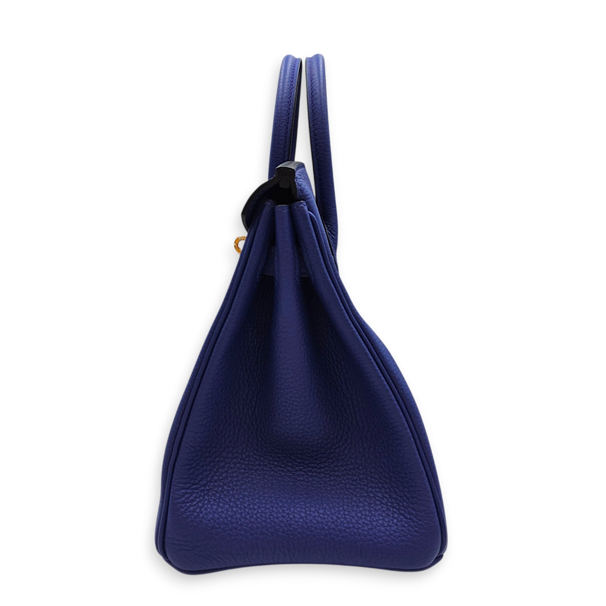 Birkin 25 Blue Electric  in Togo Gold hardware CL2606-21844 4