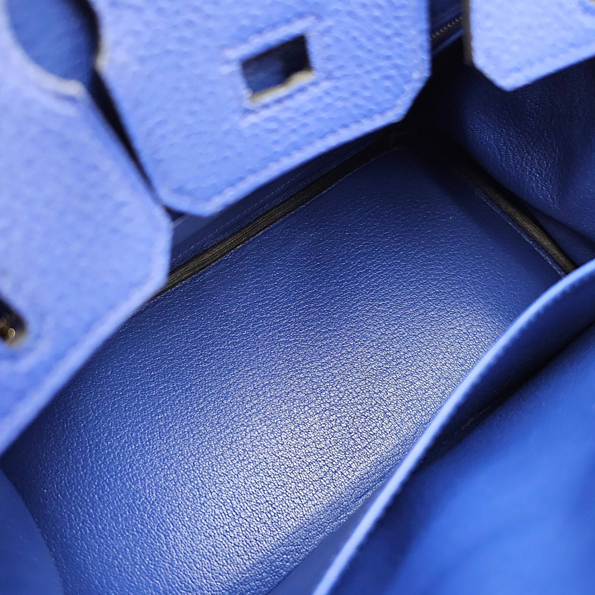 Birkin 25 Blue Electric  in Togo Gold hardware CL2606-21844 6