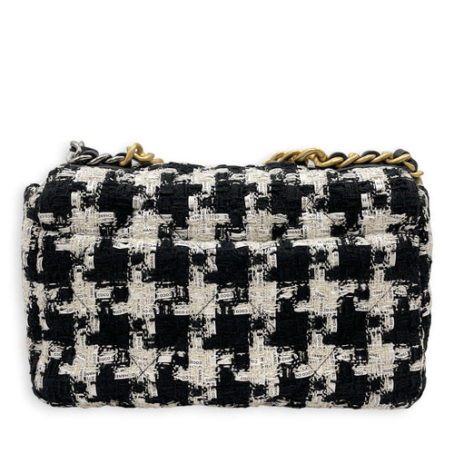 C19 Black Shoulder Bag in Tweed Mixed hardware CL2606-21845 2