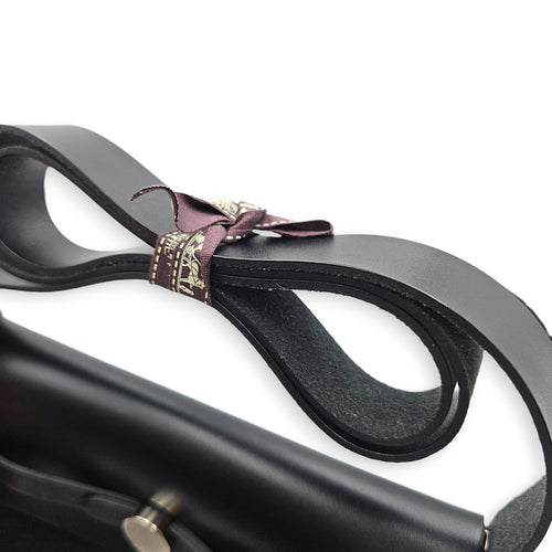Herbag 20 Black in Vache Hunter/Toile Palladium hardware CL2606-21849 7