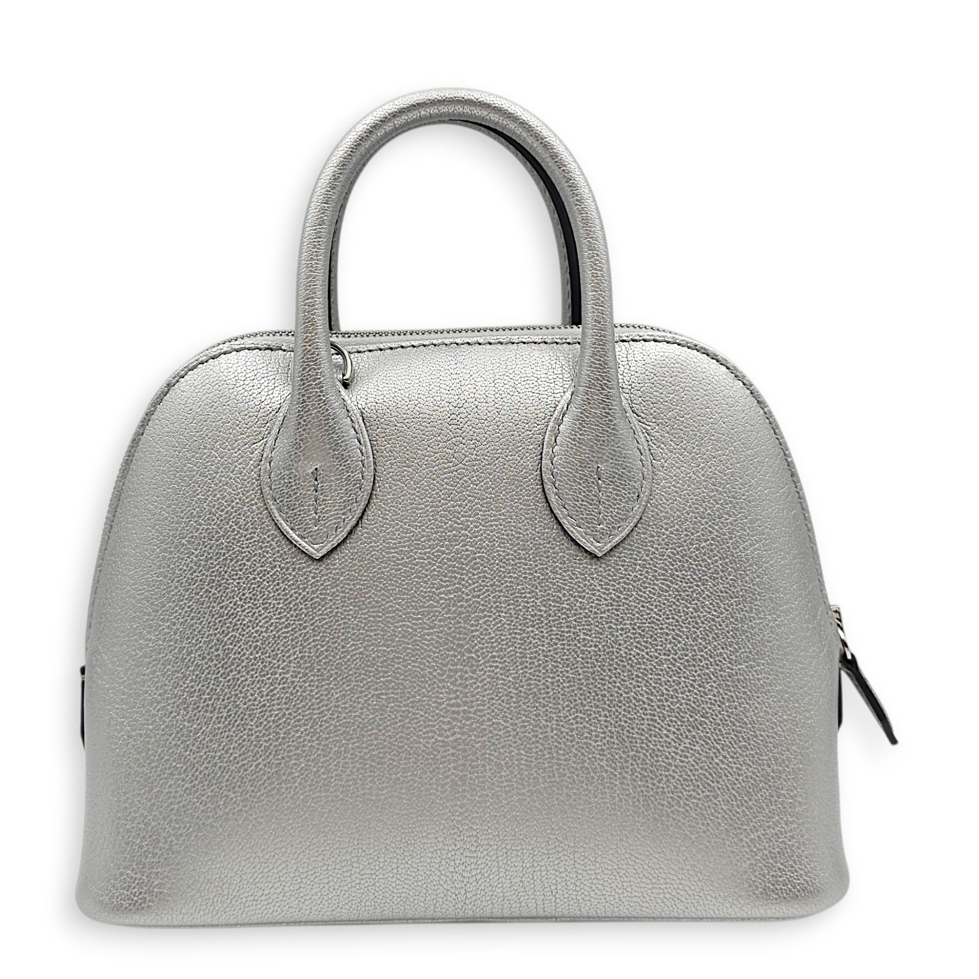 Bolide 1923 Mini Argent in Chevre Chamkilight Palladium hardware CL2606-21855 2