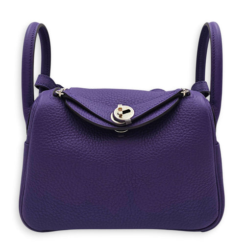 Lindy II Mini Purple in Clemence Palladium hardware CL2606-21857 1