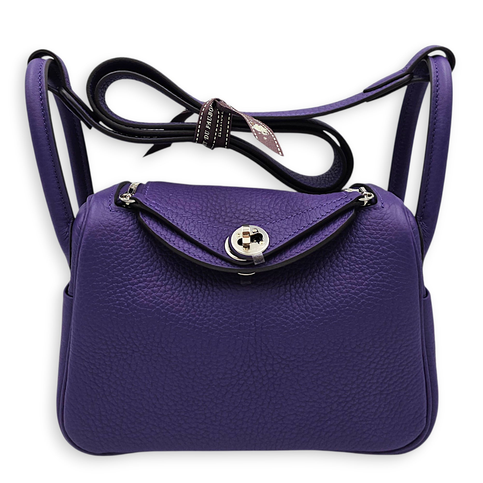 Lindy II Mini Purple in Clemence Palladium hardware CL2606-21857 2