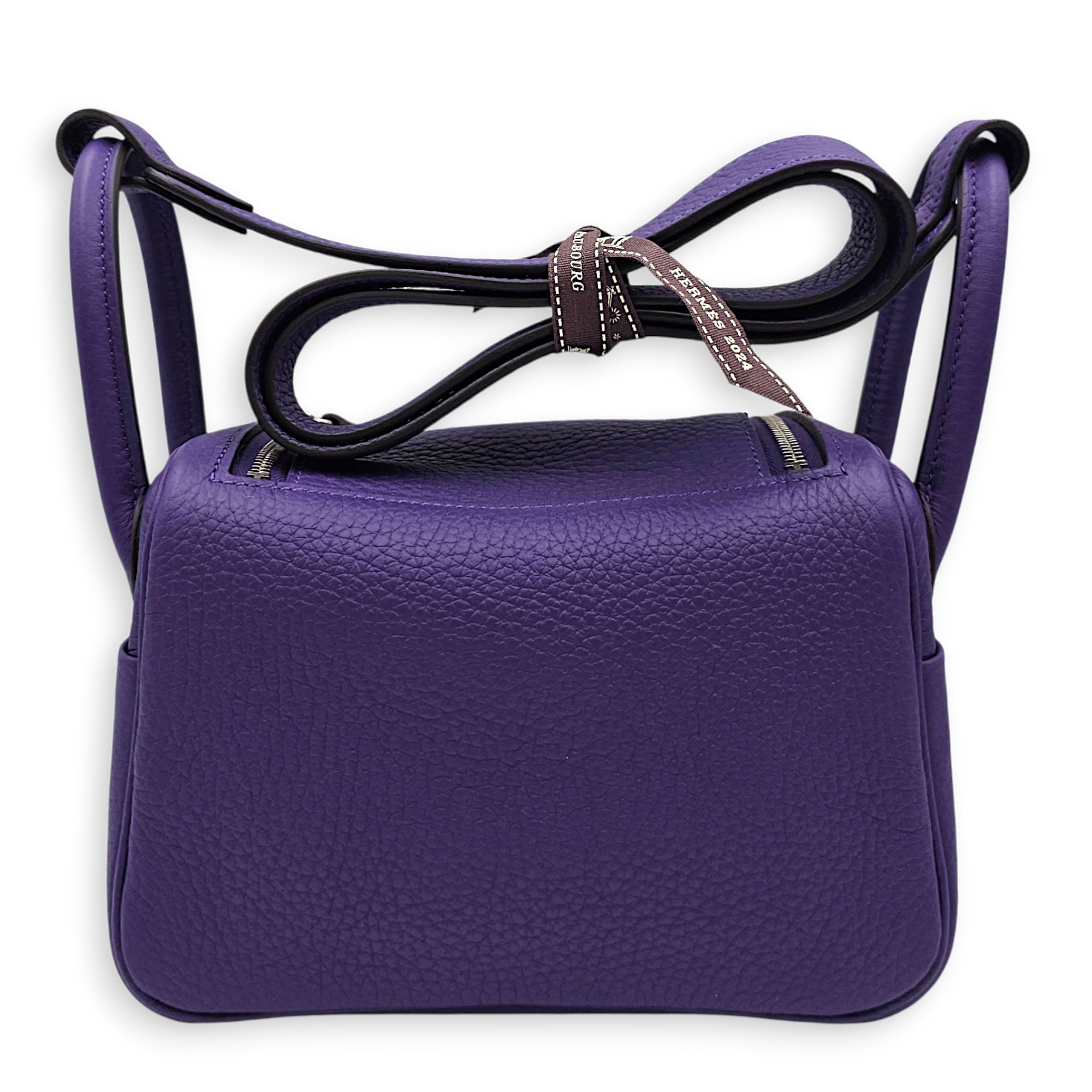 Lindy II Mini Purple in Clemence Palladium hardware CL2606-21857 3